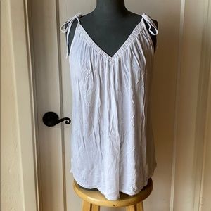 ANTHROPOLOGIE SPAGHETTI TIE TOP